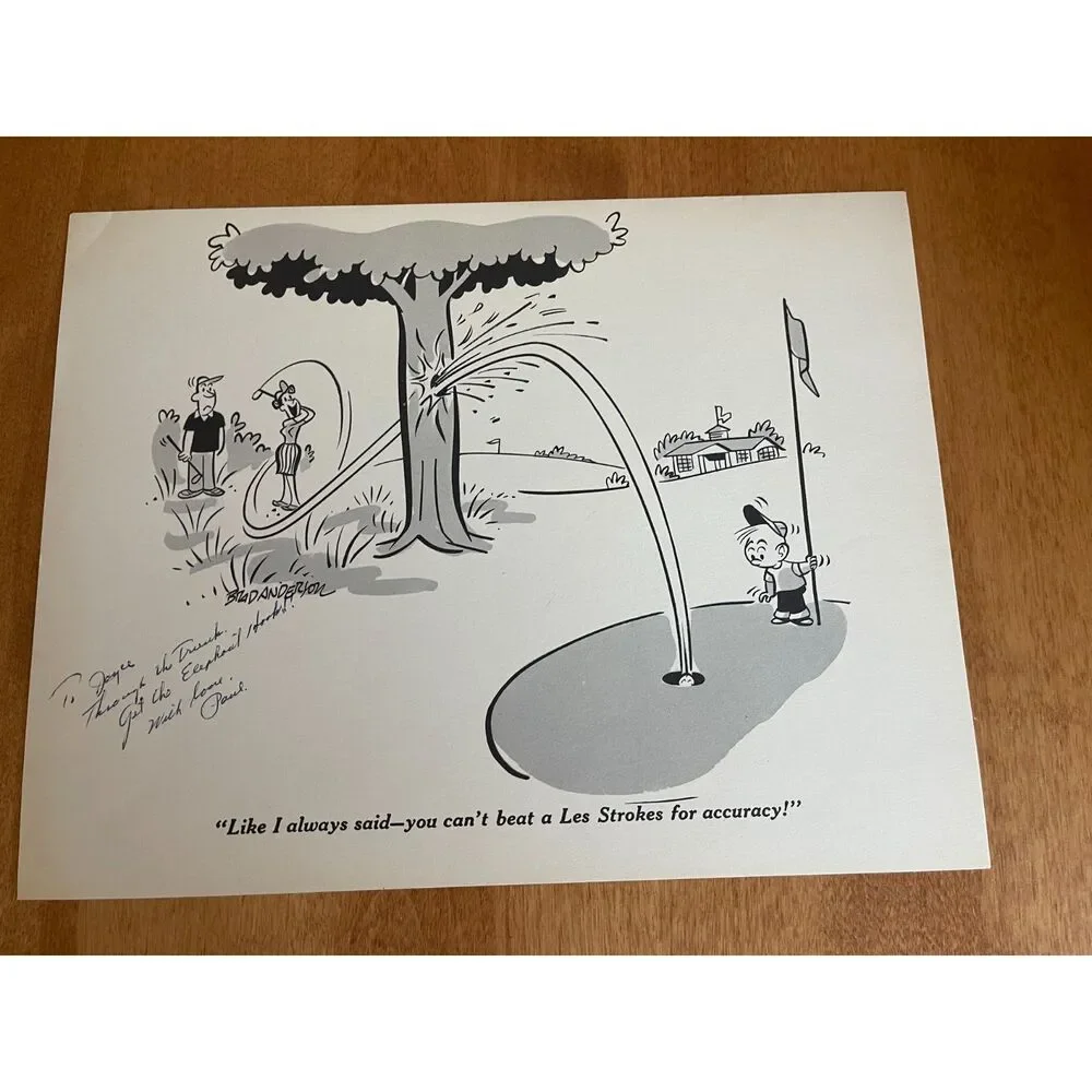 Lot 3 Brad Anderson Marmaduke SIGNED 8.5x11